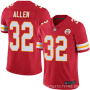 Men's NFL Chief 15# Red & White Jersey Wholesale