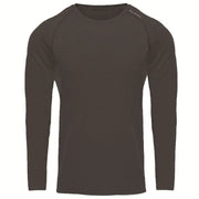 Men's Athletic Cotton Long Sleeve T-Shirt for Gym