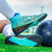 Men's High-Top Soccer Cleats for Autumn Training