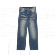 Loose Oversized Straight Washed Denim Jeans