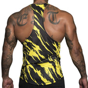 Men's Casual Polyester Gym Vest - Breathable & Sweat-Absorbing