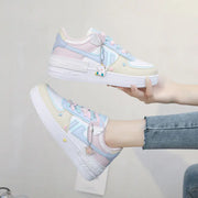 Air Force One White Sneakers for Women - Korean Style