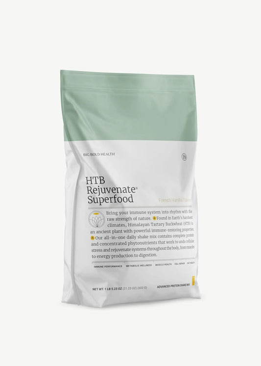 BIG BOLD HEALTH HTB Rejuvenate Superfood Advanced Protein Shake Mix- Superfood Protein Powder Plant-Based Protein Shake for Immune Rejuvenation Vanilla Flavor