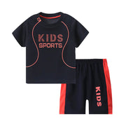 Children's Quick-Dry Basketball Set with T-Shirt & Shorts