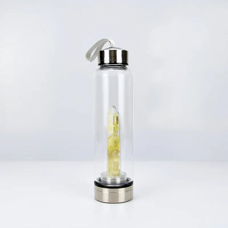 Portable Natural Crystal Stone Energy Water Cup