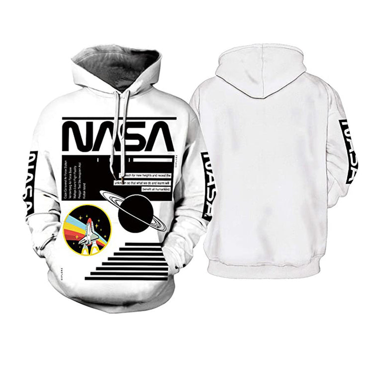 NASA Space Suit 3D Digital Printed Hoodie Men&