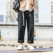 Loose Fit Unisex Hip Hop Pants - Trendy Wide Leg Jeans