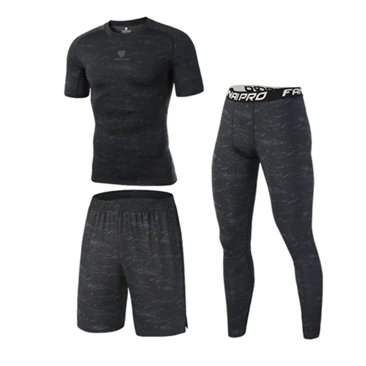 Running Training T-Shirt and Basketball Workout Set