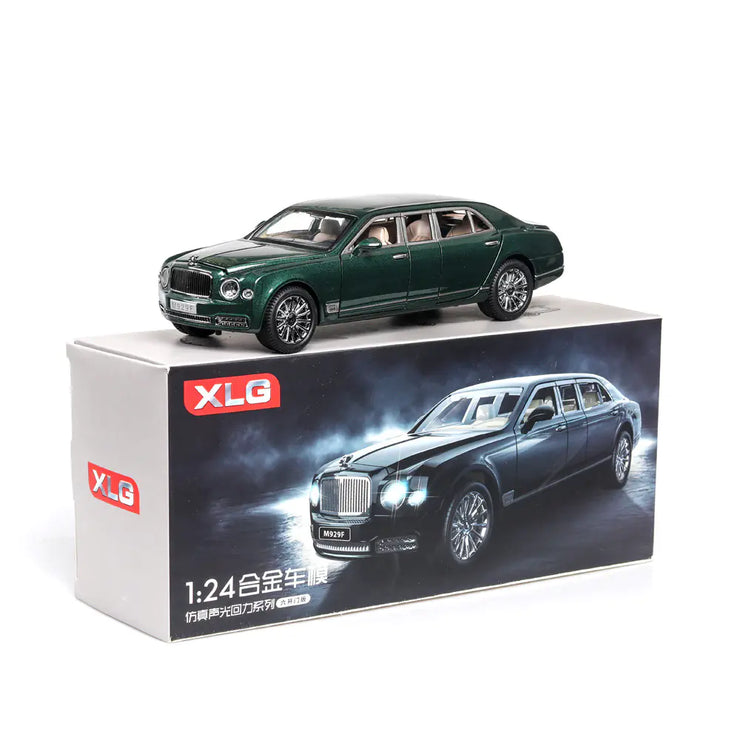 Boxed 1:24 Scale Bentley Mulsanne Toy Car Model