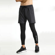 Men's 3/4 Compression Tights for Fitness and Running