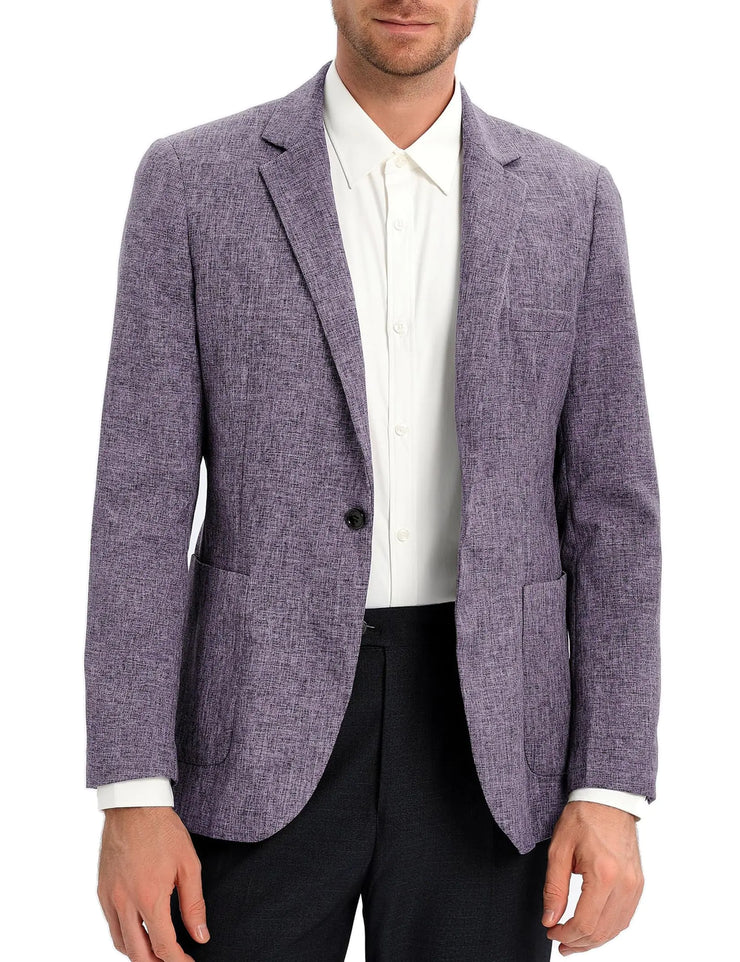 EliteSpirit Mens Sport Coats & Blazers Linen Suit Jacket