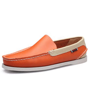 Men's Casual Leather Loafers - Breathable British Style