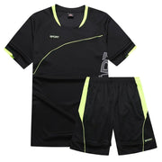 Men's Sports Set - Short Sleeve Quick-Dry Gym Wear