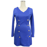 Tailored Double-Breasted Dress for Women