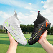 Men's High-Top Soccer Cleats for Artificial Turf Training