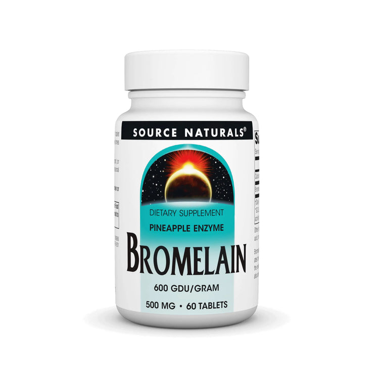 Source Naturals Bromelain 500mg Proteolytic Enzyme Supplement - 60 Tablets