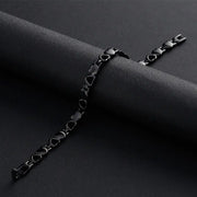 Magnetic Bracelet with Titanium Design