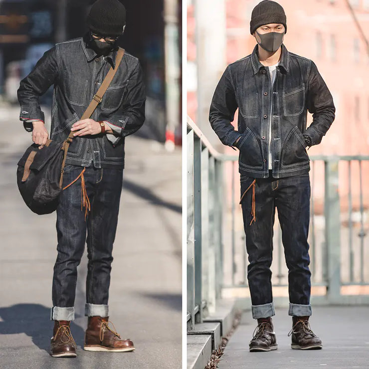 American Retro Straight Leg Dark Jeans