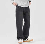 American Street Retro Washed Grey Jeans