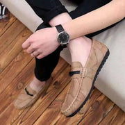 Men's Summer Casual Suede Loafers Driving Shoes