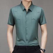 2023 Summer Men's Short Sleeve Business Shirt