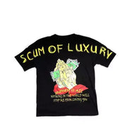 Summer Couple T-Shirt with Loose Fit Money Print