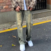 American Retro Heavy Wash Jeans