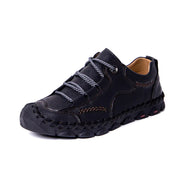 Handmade Leather Soft Bottom Loafers Casual Shoes