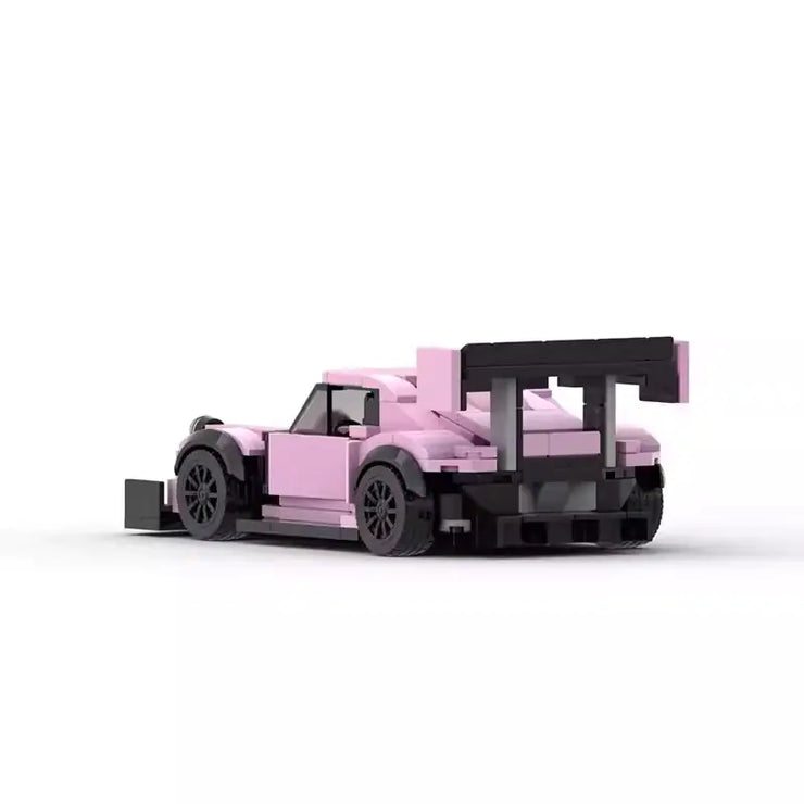 MOC-128479 Pink Porsche 911 Compatible LEGO Toy