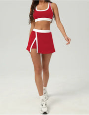 Nude Fit Color Block Sports Bra