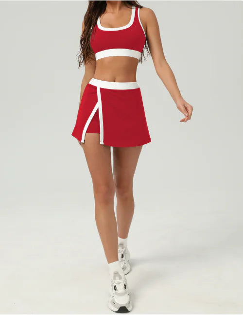 Nude Fit Color Block Sports Bra