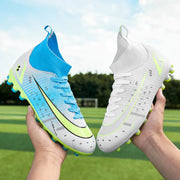 Men's High-Top Soccer Cleats for Artificial Turf Training