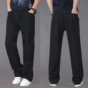 Men's Casual Loose Fit Straight Jeans