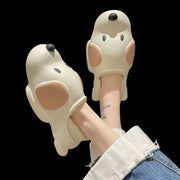 EVA Waterproof Plush Slippers for Men and Women