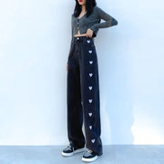 Wide Leg Loose Ladies Jeans - Casual Street Trend