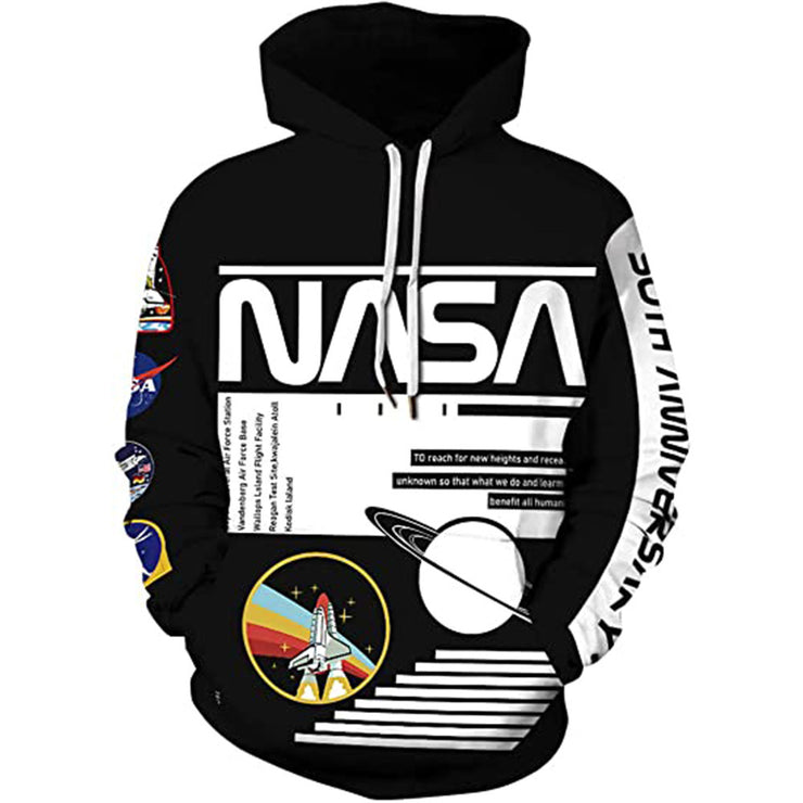 NASA Space Suit 3D Digital Printed Hoodie Men&