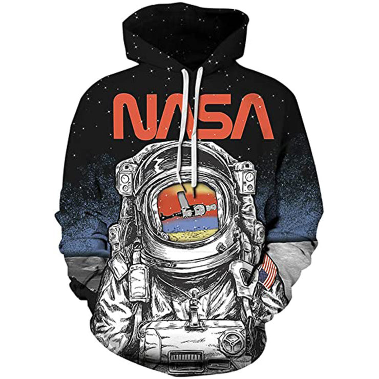 NASA Space Suit 3D Digital Printed Hoodie Men&