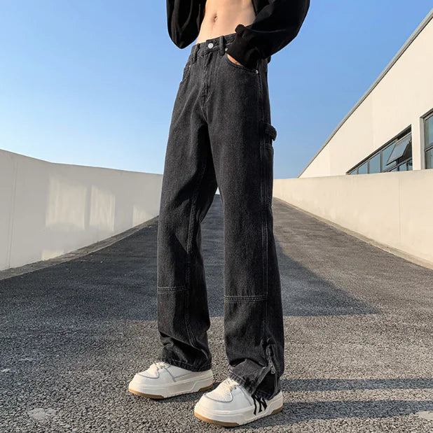 American Retro Heavy Wash Jeans