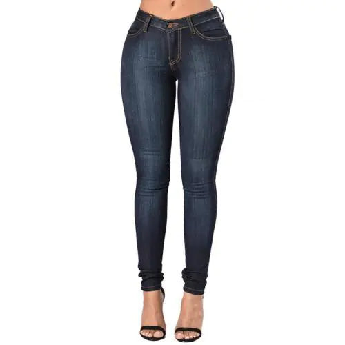 Trendy Slim Retro Ladies Street Jeans