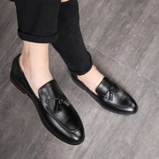 Men's Casual Leather Loafers with Tassels