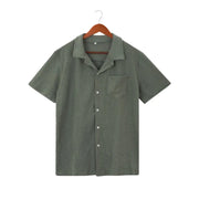 2024 Men's Summer Waffle Polo Shirt - Simple Style