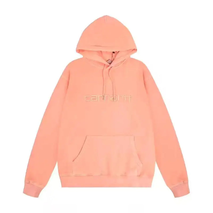 Embroidered Classic Letter Hoodie for Men and Women