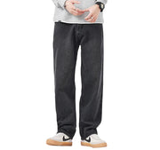 American Street Retro Washed Grey Jeans