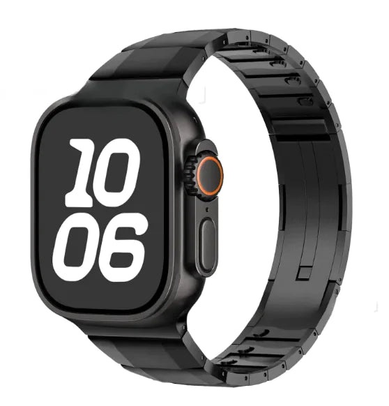 Titanium Stainless Steel Quick Release Watch Band for Apple Watch (Multiple Sizes & Colors)