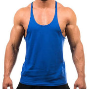 Men's Cotton Sleeveless Gym Tank Top for Bodybuilding