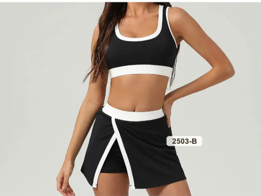 Nude Fit Color Block Sports Bra