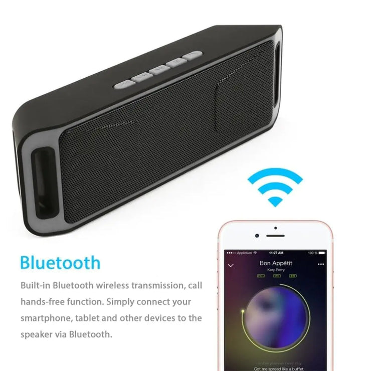 Dual Speaker Wireless Bluetooth Portable Outdoor Speaker