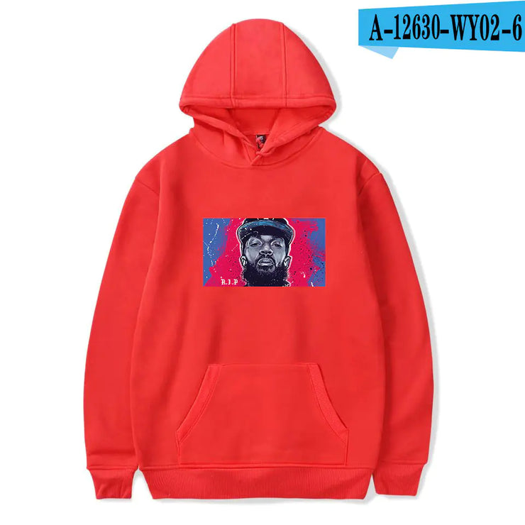 Nipsey Hussle Rapper Hoodie with Fleece Lining