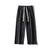 Men's Casual Loose Fit Wide Leg Jeans - Street Style