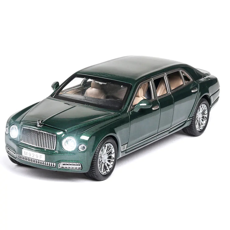 Boxed 1:24 Scale Bentley Mulsanne Toy Car Model